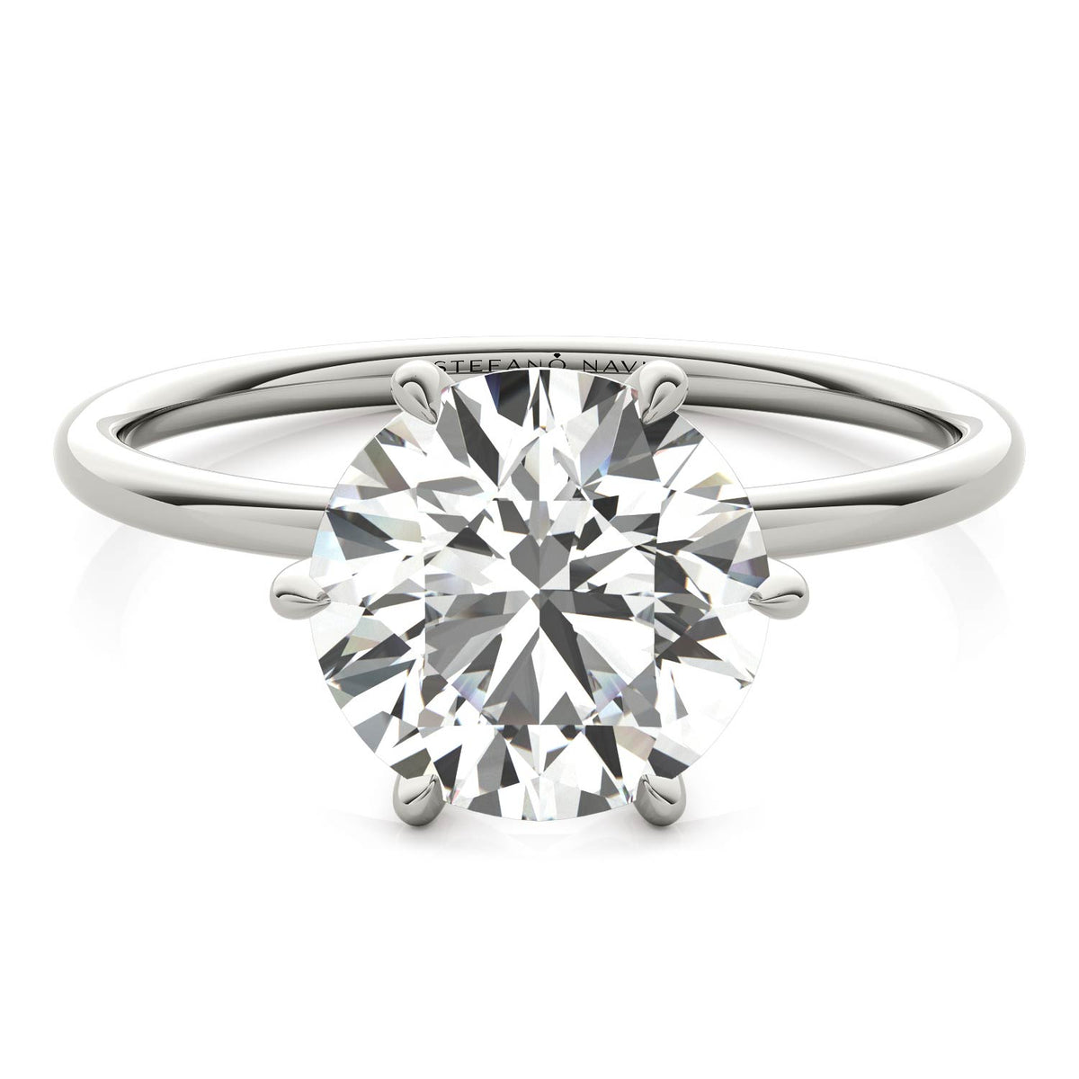 Ava Six-Prong Engagement Ring – Stefano Navi
